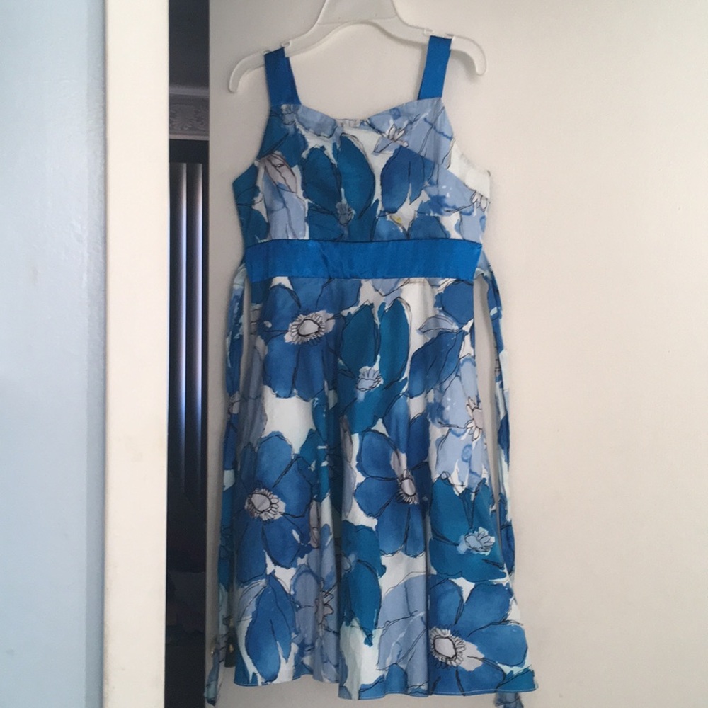 Blue Floral dress